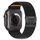 Ремен Tech-Protect Nylon Clasp за Apple Watch 44 45 46 49mm, најлон, метална тока, црн