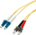 Kabllo optike Rotronic LWL duplex E9 125µm LC-ST, 3m, e verdhë
