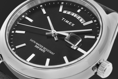 Ora burrash Timex Legacy TW2W57400, 41mm, me rrip lëkure, e zezë