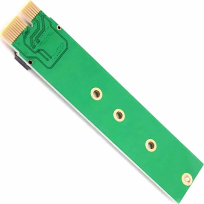 Adapter M.2 NVMe APT AK249B, PCIe x1, plug and play, i gjelbër