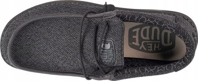 Këpucë burra Hey Dude Wally Sox M 40019 0XJ, të lehta, përditshme, të zeza