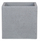 Vazo plastike Scheurich C-Cube, 38x38 cm, naltësi 33 cm, gri Stony