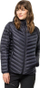 Xhaketë me pupla Jack Wolfskin Passamani Down Hoody Jacket W, trekking, me kapuç, gri