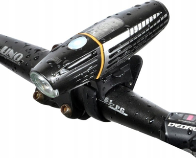 Dritë për biçikletë T6, LED 450 lumen, 2200mAh, e zezë