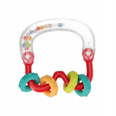 Спирална играчка за бебиња Bam Bam 569049, со ѕвонче, шарена