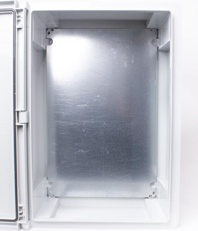 Kabinet elektrik ABS Box, 500x400x180, IP65, gri me derë të bardhë
