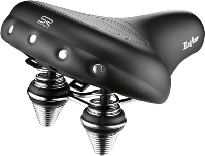 Седло за велосипед Selle Royal Drifter Strengtex Premium Relaxed, унисекс, гел, црно