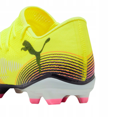 Patika futbolli Puma Future 8 Match Low FG AG, burra, e bardhë portokalli