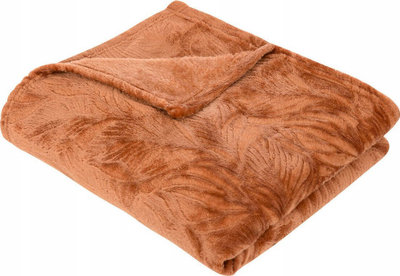 Batanije flanel Atmosphera Roy, 125x150cm, mikrofiber, terrakota