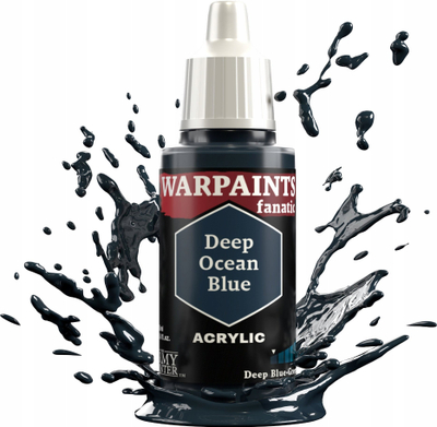 Ngjyrë akrilike The Army Painter Warpaints Fanatic Deep Ocean Blue, 18ml, blu e errët