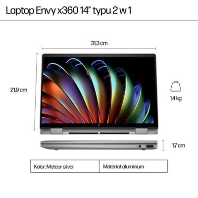 Лаптоп 2 во 1 HP A58SHEA, Ryzen 5, 16GB RAM, темно сива