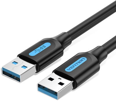 Кабел USB Vention, USB 3.0 во USB 3.0, 3m, црн