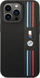 Mbulesë telefoni BMW M Collection për iPhone 14 Pro, lëkurë PU, me tre ngjyra, e zezë