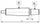 Shank profesional për mandrinë stërvitëse 5361 3 B22 PTRN, standard DIN 238
