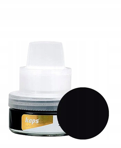 Krem këpucësh Kaps Brillance, sfungjer aplikues, 50 ml, shumëngjyrësh