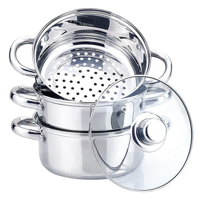 Tenxhere avulli Maestro MR-2900-18, 2L, 18cm, argjendtë