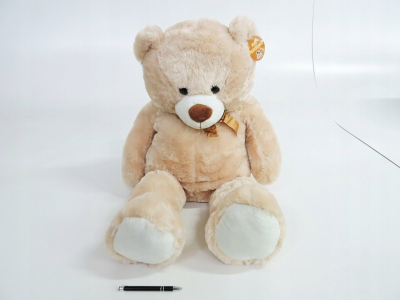 Arush pelushi MADE Teddy Bear, 100 cm, me fjongo, bezhë
