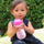 Gotë për kalamaj Chicco Luminous Cup, 266ml, 14m+, rozë