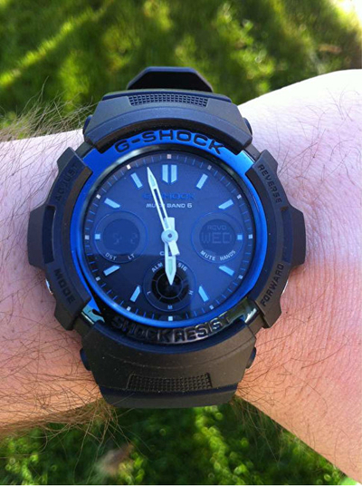 Orë dore Casio G/G Shock AWG-M100A-1A