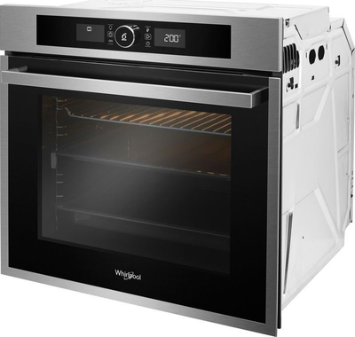 Вградна рерна Whirlpool AKZ97891IX, 73L, чистење со хидролиза, инокс црна