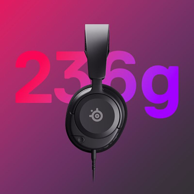 Kufje gaming SteelSeries Arctis Nova 1, me kabllo 3.5mm, mikrofon me heq zhurmat, të zeza