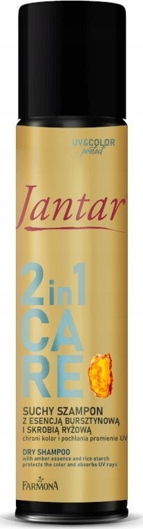 Shampo e thatë Jantar 2n1 Care, me erë ambrë dhe niseshte orizi, 180 ml