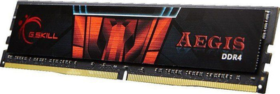 Memorie operative G.Skill Aegis, DDR4, 16 GB, 3000MHz, CL16, e zezë/kuqe