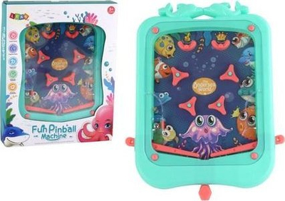 Lojë dore pinball Leantoys Mini, e vogël për tu mbajtur në dorë, e gjelbër