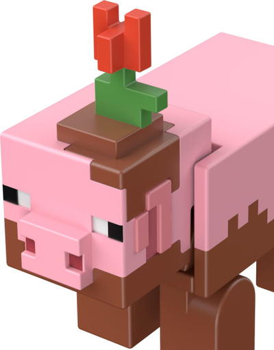 Figurë loje Educa Borras Minecraft, 8 cm, me nyje që lëvizin, shumëngjyrëshe