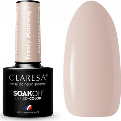 Llak hibrid per thonj Claressa Soak Off UV / LED Frosty Morning, 7 5g