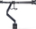 Mbajtëse tavoline për 3 monitorë StarTech.com Crossbar, deri 27", VESA 75x75/100x100, e zezë