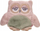 Lodër pellush Beppe Owl Abby, 23cm, rozë mint