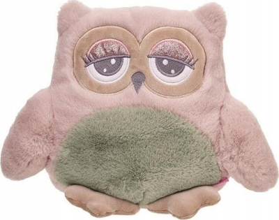 Lodër pellush Beppe Owl Abby, 23cm, rozë mint