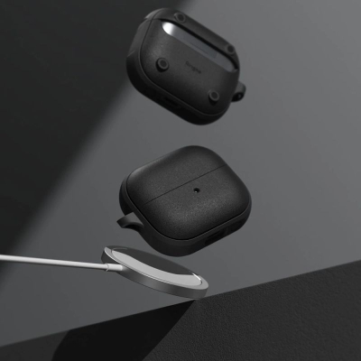 Mbrojtëse karikese Ringke Onyx Magnetic, për Samsung Galaxy Buds 3 3 Pro, MagSafe, e zezë