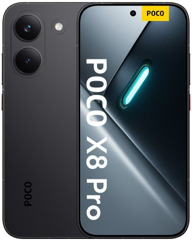 Телефон Xiaomi Poco X8 Pro, 12GB RAM, 512GB, црн