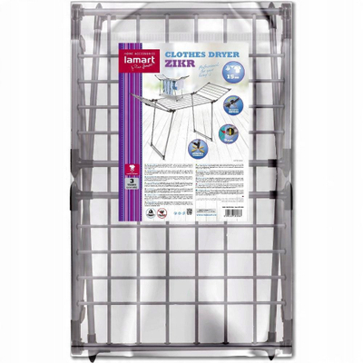 Tharëse rrobash Lamart LT8104, 15 m, 15 kg, e bardhë