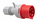 Индустриска приклучница FORCE PLUG, 16A, 380-415V, IP44, портокалова