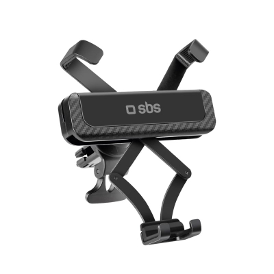 Mbajtëse makine për telefon SBS Car Smartphone Mount, fiksohet te grila e ajrosjes, universal, e zezë