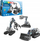 Lodër edukative Stemx 3 in 1 Hydraulic Bulldozer, set ndërtimi, nga 8 vjeç, shumëngjyrëshe