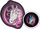 Aksesorë magnetikë për çantë Step by Step Magic Mags Flash Mystic Unicorn, për Grade dhe Kid, vjollcë
