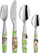 Set pirunjash e lugësh për kalamaj ZWILLING Jungle, 4 copë, çelik inox, argjend