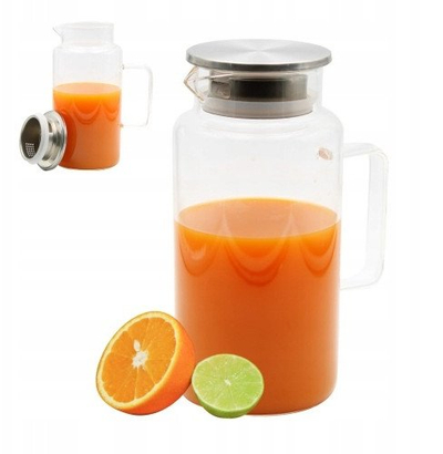 Karaﬁ për pije Brunbeste BB-2884, 1.8L, qelq borosilikat, transparent