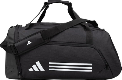 Çantë sporti adidas Essentials 3 Stripes Duffel Bag M IP9863, 51L, poliester i ricikluar, e zezë