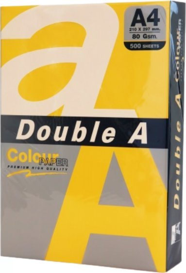 Letër e ngjyrosur Double A Gold, A4, 80 g, 500 fletë
