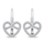 Set aksesorё Brilio Silver Heart SET197W, vathё + varёse