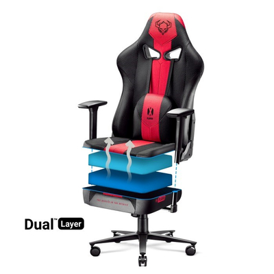Karrige gaming Diablo Chairs X-PLAYER 2.0 King Size, ergonomike, anthracite crimson