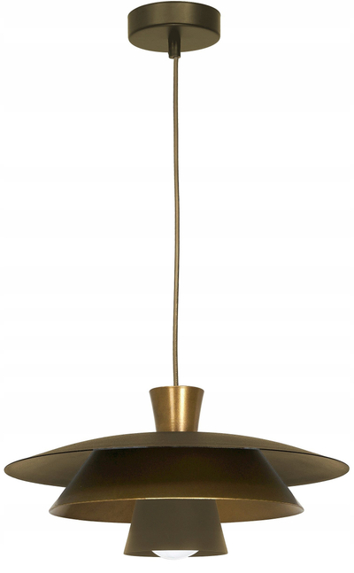 Llambë varëse Luminex Plato, Ø34cm, çelik, titanium ari