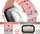 Rrip ore Kingxbar Crystal Fabric për Apple Watch 38/40mm, silikon, me shkëlqim, rozë