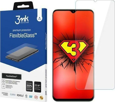 Mbrojtës ekrani 3MK FlexibleGlass për Realme C31, hibrid, ultra i hollë, transparent