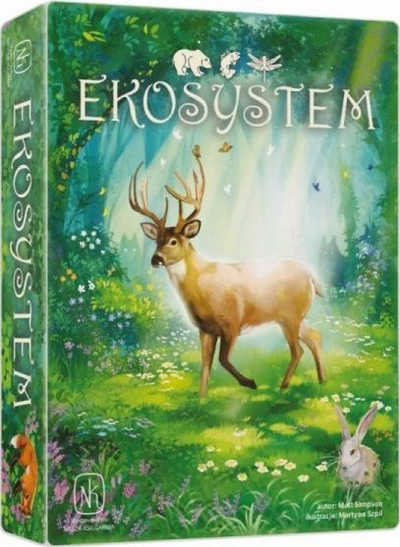 Lojë me letra Nasza Księgarnia Ecosystem, strategjike familjare, për 2 4 lojtarë, shumëngjyrëshe